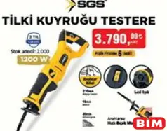 SGS TİLKİ KUYRUĞU TESTERE